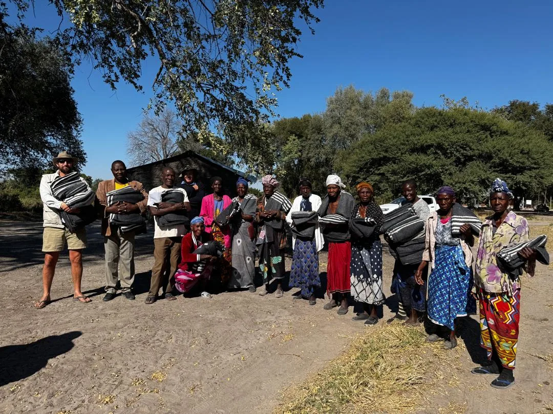 Blanket drive at Sangwali Village
