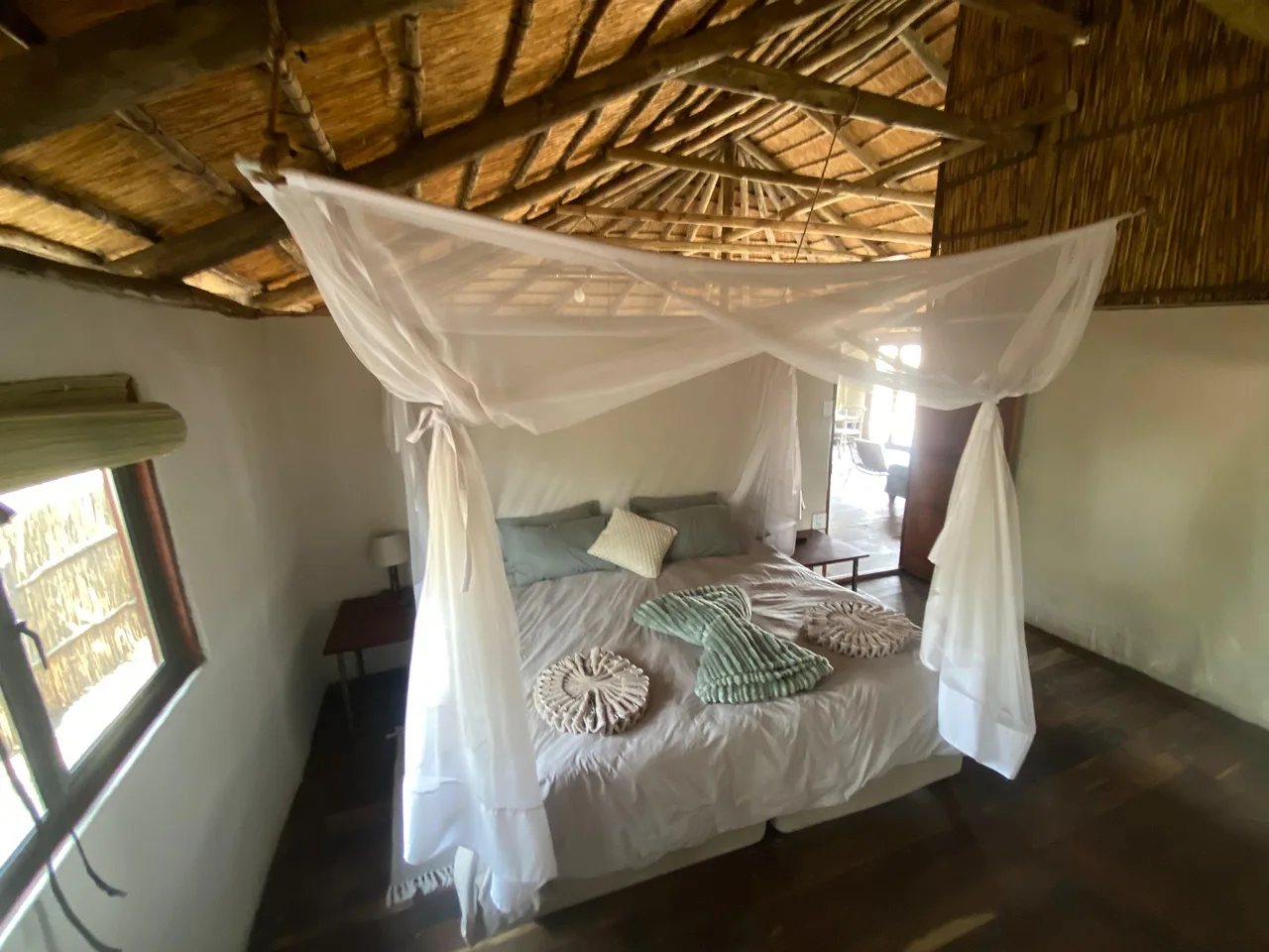 Bedroom with a king-size bed