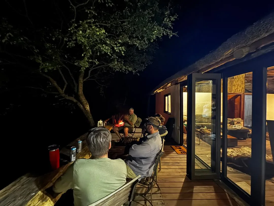 Evening on the deck