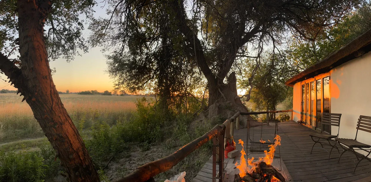 Livingstone’s House at sunset