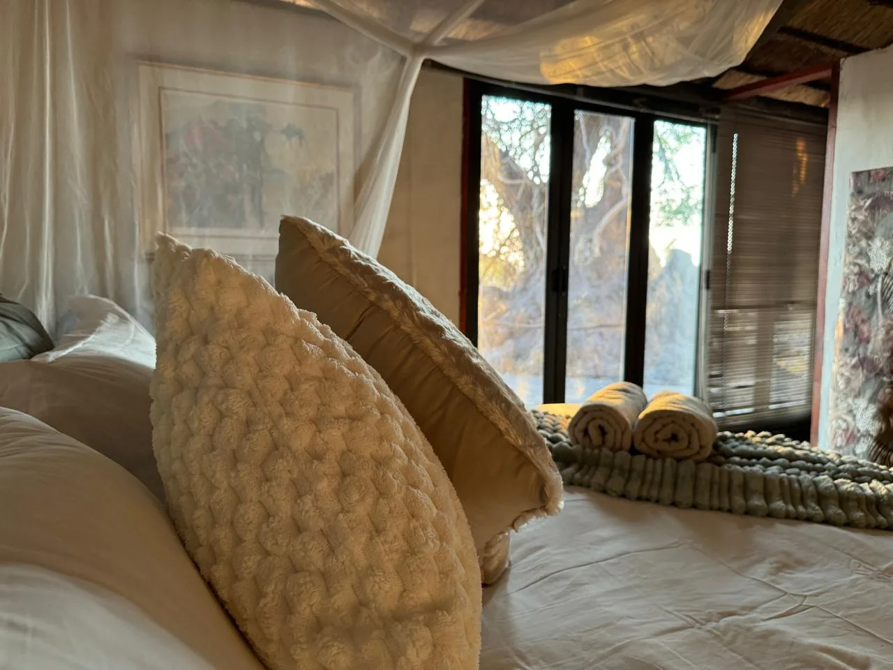 Bedroom overlooking the wetlands
